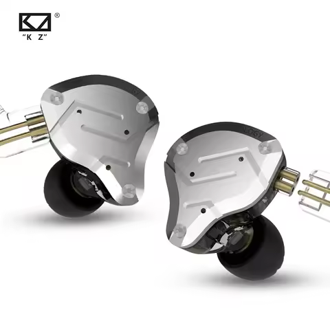 KZ ZS10 PRO 1DD+4BA HIFI Metal Headset Hybrid In Ear Earphone Sport Noise Cancelling Headset AS10 ZS