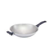 ZEBRA 3-PLY S/S WOK WITH BAKELITE HANDLE 34cm, VITALUX