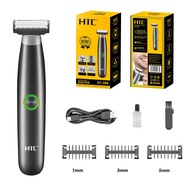 new HTC Electric Shaver One Blade USB Rechargeable Electric Beard Trimmer Washable Safety Face Razor