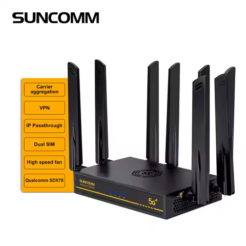 SUNCOMM O8 Ultra X75 5g Modem Router Dual SIM Card Slot 2.5G Network Interface Support Outdoor Anten