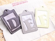 【頭文字D｜E｜F 英文字母證件套】好好縫 皮革材料包 免費壓字 手工包 卡片套 卡片夾 名片夾 簡約實用 意大利皮 植鞣革 皮革DIY