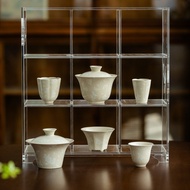 Butterfly Dance Series Tea Set: Ceramic Teacup, Gaiwan, Tea Cup, Ceramic Brewing Cup, Small Teacup, 