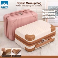 Mini Luggage 14 inch suitcase Cosmetics Storage Bag Makeup Box luggage travel bag Beg Kosmetik