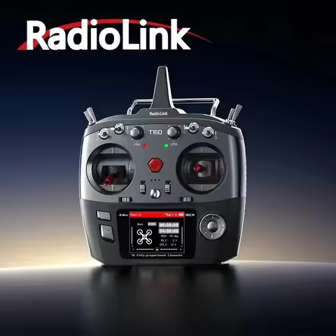 RadioLink T16D 16 Channels RC Transmitter 2.4GHz with R16F Receiver Remote Controller for Car Boat D
