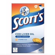 Scott's Cod Liver Oil Capsules DHA / Supplement