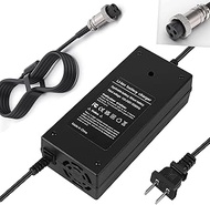 54.6V 2A (120W) 3 Prong Scooter Charger for Evercross H5/ Vsett 8, 8+, 9+(NOT for 9)/ JOYOR S5, G5, 