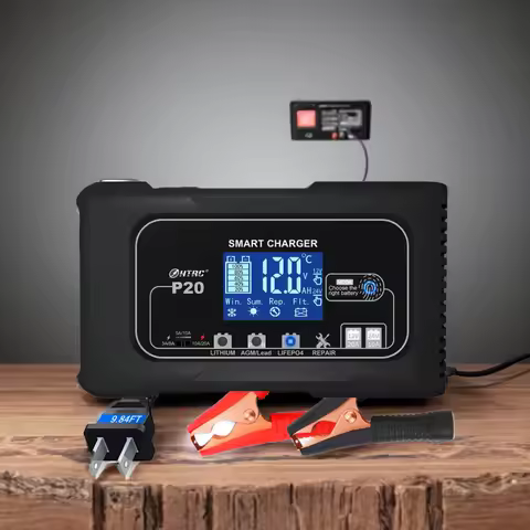 36V 48V Car Battery Charger for Golf Cart 13A/18A for Lithium LiFePO4 Lead-acid Batteries 9-Stage Au