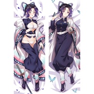 60x180cm Kochou Shinobu Anime Demon Slayer Kimetsu walang Yaiba Body Pillow Case Hugging Body Prop