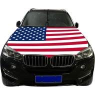 American Hood Flag American Hood Cover Flag 63"x47" Patriotic Car American Flag Car Bonnet Banner De