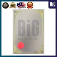 【READY STOCK】CERTIFICATE CARD WITH COMMON SEAL | CERTIFICATE CARD HOT STAMPING RED COMMON SEAL