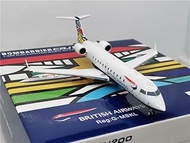 ACE HOBBY for NG Model for British Airways for BOMBARDIER CRJ-200 G-MSKL 1/200 Aircraft Pre-Built Mo