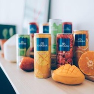 泰國進口飲料芭提婭果汁CHABAA芒果桃子橙汁黑加侖芭提雅罐裝