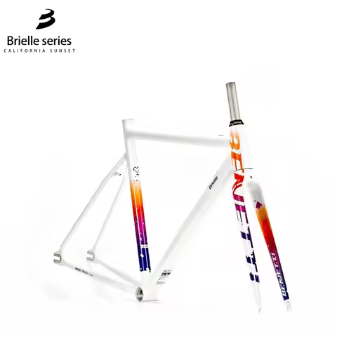 BJ cycle Bennetti Brielle All-terrain Fixedgear Frame California sunse gravel Fixie Frame Single Spe