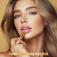 Color Changing Lipstick,Gold Ph Lipstick Color Changing,Long Moisturizing Hours Glossy Lip Y1O9