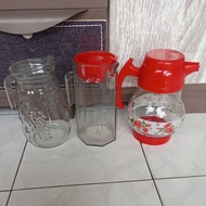 Glass teapot with tongscher Glass Pitcher Water Jug Pitcher Glass Ice Holder Water Jug Glass Pitcher