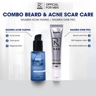 RAUMEN Combo Beard & Acne Scar Care Acne Serum + Ginb Pro Serum