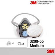 3เอ็ม หน้ากาก รุ่น 3100-55 3200-55 3M Set พร้อมตลับ 3311K-55 3200-55 Organic Vapor Respirator