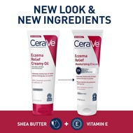 CeraVe Eczema Relief Moisturizing Cream with Colloidal Oatmeal, Shea Butter & Vitamin E For Dry Skin