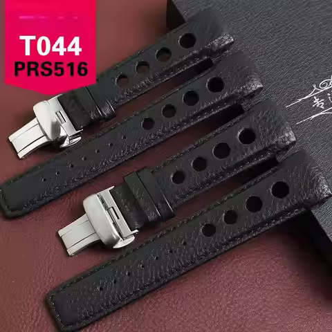 Substitute Tissot T044 Luchi Racing 1853 strap T044417/430A T044614 original leather strap