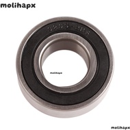 MOLIH Double Row Ball Bearing, Steel 3205-2RS Deep Groove Ball Bearings, Durable Black Silver Angula