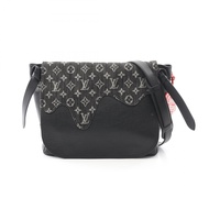 【二手】路易威登LOUIS VUITTON單肩包 × NIGO BUSAS TOKYO M45971 黑色帆布皮革 LV×NIGO BUSAS TOKYO 男士二手 A