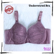 Sallie Underwired Bra Full Cup | Berdawai | 42E-44E | Mauve Clear Stock