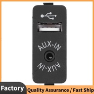 Car USB AUX In Plug Auxiliary Input Socket Adapter for     E81 E87 E90 F10 F12 E70 X4 X5 X6