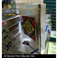 SILVER QURAN HVS PAPER A6 SIZE