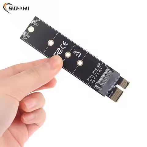 1pc PCIE To M2 Adapter NVMe SSD M2 PCIE X1 Raiser PCI-E PCI M Key Connector Supports 2230 2242 2260 