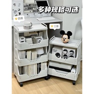Storage Storage Bookshelf Shelf Movable Bookcase Shelf Office Trolley Desk Wheels Under-desk Files P