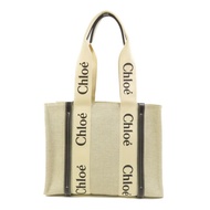 Chloe 帆布Woody Tote手挽袋