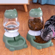 Automatic Puppy Cat Feeder and Water Dispenser Gravity Food Feeder Waterer Pet Food Bowl for Dog Puppy Kitten Large Capacity