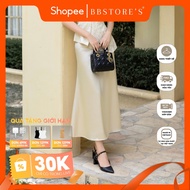 BBSTORE’S Elegant Long Flared Silk Skirt - V3578