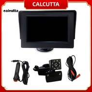 [calcutta] Baby Car Monitor High Resolution 360 Degree Rotation Night Vision 43 Inch Car Rear View Monitor for Auto