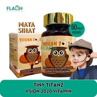 TINY TITANZ KID180 / IQ160 / VSION2020 VITAMIN 60 TABLETS FOR 3-18 YRS OLD