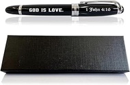 SUSZDOU 1 John 4:16 Inspirational Bible Verse Pen, God is Love, Christian Pens, Scripture Pens, Bibl
