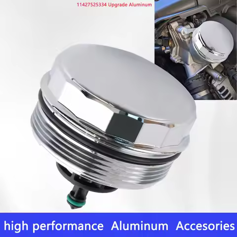 11427525334 Upgrade Aluminum Oil Filter Housing Cover Cap for for BMW X6 X5 328i 528i X3 535XI 740LI