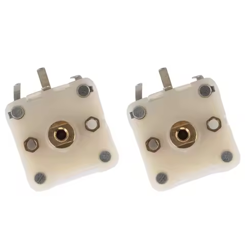 A47U 2 Pcs 223F Style Dual 20pF Variable Capacitor for FM Radio