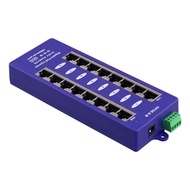 Gigabit 8 Port PoE Injector (4/5+7/8-) Passive for UBNT CCTV Network Wall-Mounted