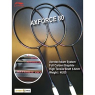 LI-NING AXFORCE 80 4UG5 BLACK/GOLD (UNSTRUNG)