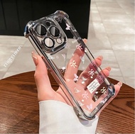 OPPO CPH2273 CPH2321 CPH2271 CPH2269 CPH2477 Red bow with small flowers Clear Shockproof Transparent