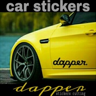 [24 HOURS SHIP] STIKER KERETA DAPPER / CAR STICKER DAPPER