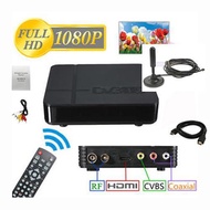 K2 M2 M3 DVB T2 DIGITAL TV BOX with HDMI CABLE &amp; MEGASAT 3M Digital Antenna