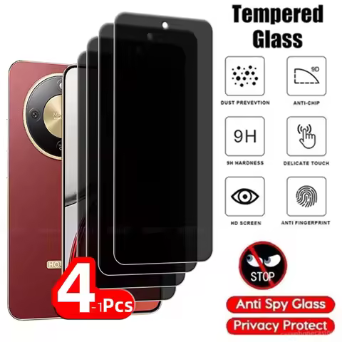 4/3/2/1Pcs For Honor X9d Glass Honor X9d Tempered Glass 9H Cover Protective Anti-Spy Privacy Screen 