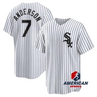 Men's MLB Chicago White Sox Tim Anderson White Baseball Jersey