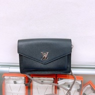 Lv mylockme pochette / 黑銀 woc