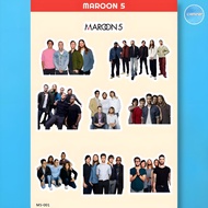 STICKER MAROON V WESTERN I MAROON5 I MAROON 5 WESTERN I STICKER WESTERN I STICKER WESTERN MAROON 5 I
