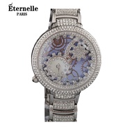 Eternelle | นาฬิกา Quartz Eternelle Austria Crystal Quartz Watch แฟชั่นสุดเก๋ สายโซ่โลหะผสมทองแดง หน