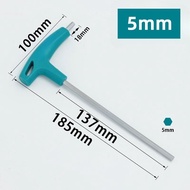 5mm 6mm Allen Hex Key T Shaped Wrench Inner Six Angle Screwdriver Handle Allen Hex Key Wrench Spanne
