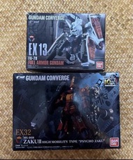 Fw Gundam Converge EX13 & EX32 模型 fa-78 full armor gundam psycho zaku